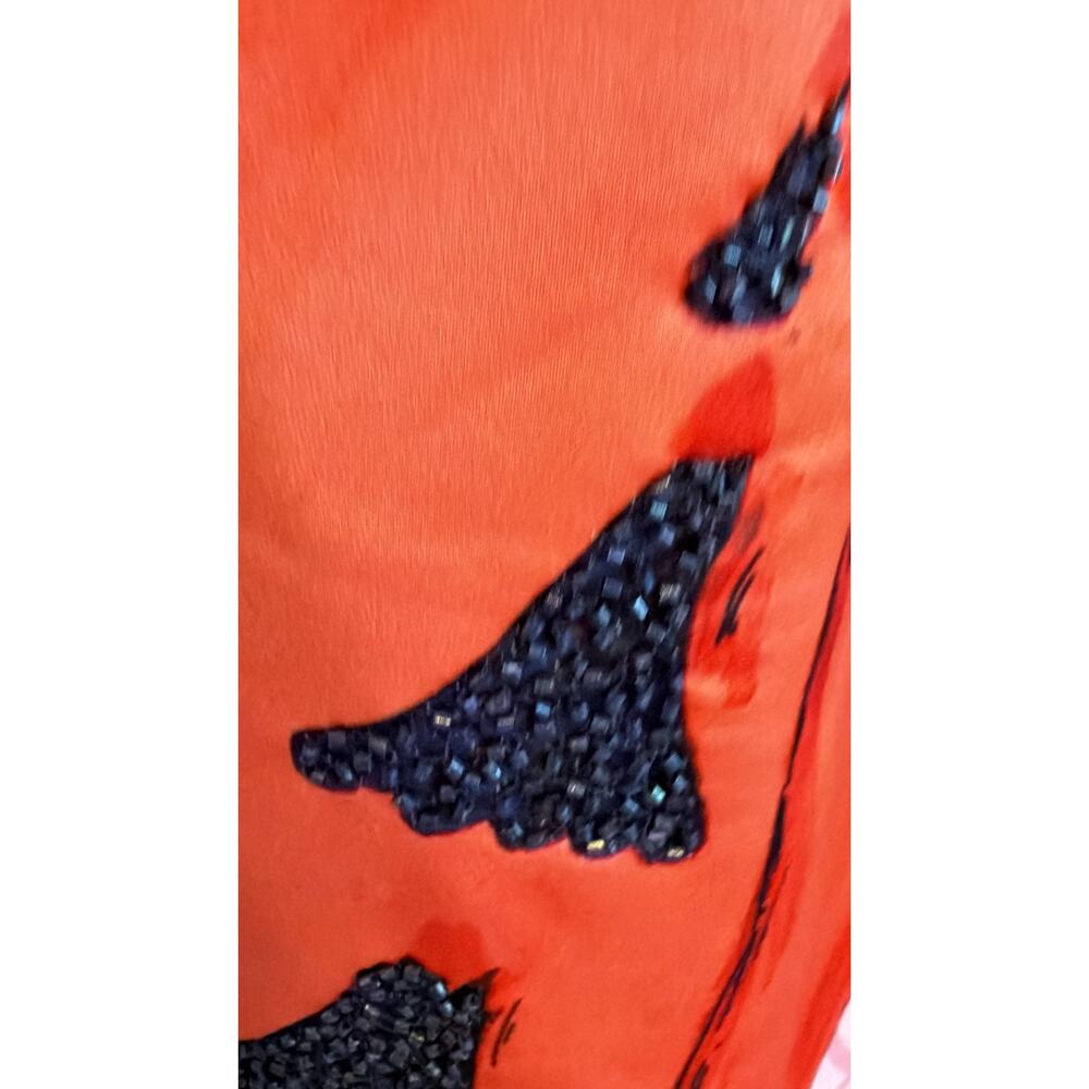 Alice + Olivia - Sleeveless dress with embossed bird and flower print - Picture 8 of 11